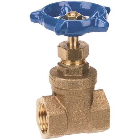 Everbilt 1 in. Lead Free Brass Threaded FIP x FIP Gate Valve 170-2-1-EB